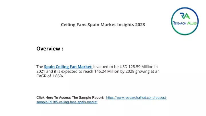 ceiling fans spain market insights 2023
