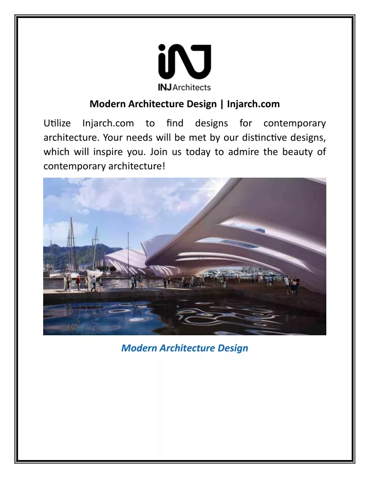modern architecture design injarch com