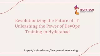 DEVOPS Training center in Hyderabad