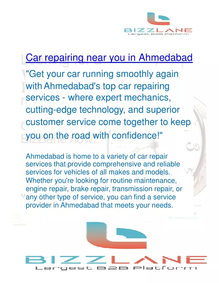 car repairing near you in ahmedabad