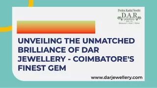 Best Jewellery in Coimbatore