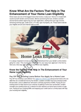 Documenting Your Dream Home: A Guide to Required Housing Loan Documents