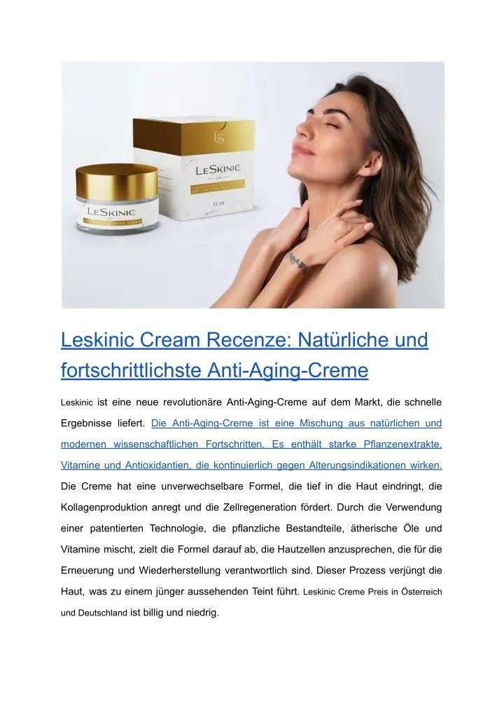 leskinic cream recenze nat rliche