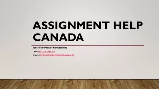 "Assignment Maker Services at Assignmenthellpcanada.co"