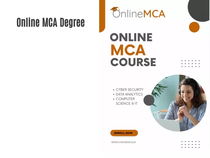 online mca degree
