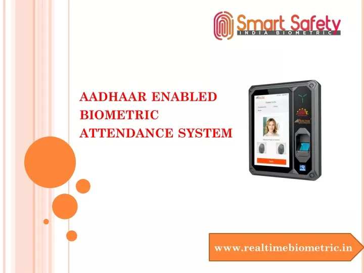 aadhaar enabled biometric attendance system