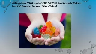 Wellness Peak CBD Gummies