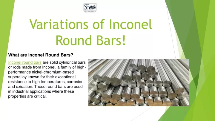 variations of inconel round bars