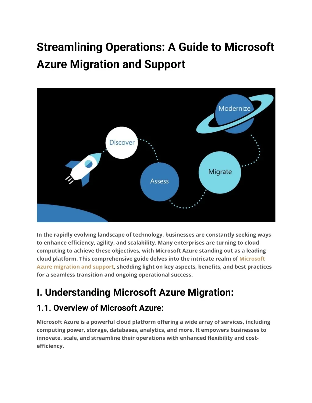PPT - Streamlining Operations - A Guide to Microsoft Azure Migration ...