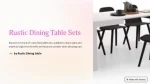 Rustic Dining Table Sets: Elevate Your Dining Experience - slide 1