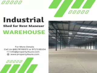 Industrial Plot for Rent in IMT Manesar | Factory Space for Rent in IMT Manesar