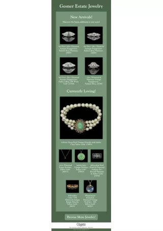 Art Deco Engagement Rings, Vintage & Antique Engagement Rings  Gesner– Gesner Estate Jewelry