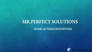 mr perfect solutions
