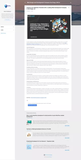 web design and development company san diego