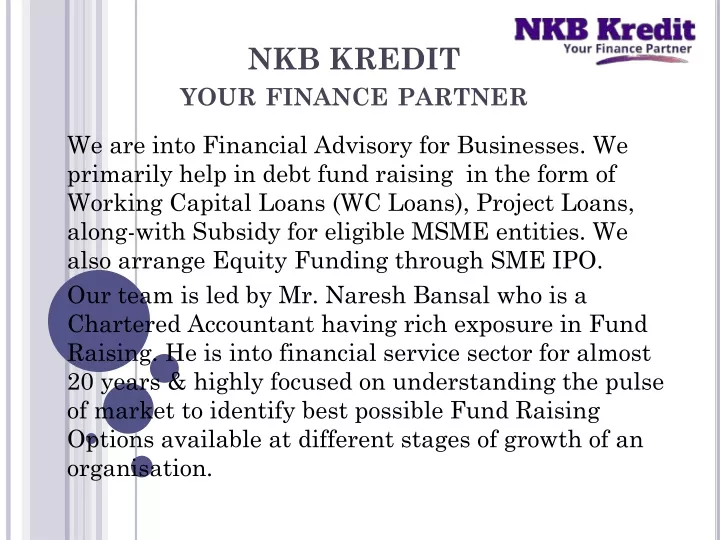 nkb kredit your finance partner