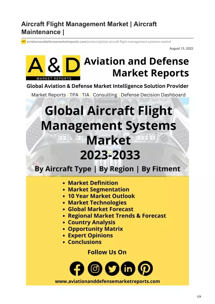 aircraft flight management market aircraft