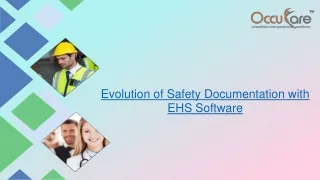 evolution of safety documentation with