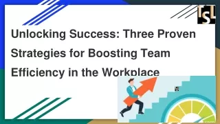 Unlocking Success Three Proven Strategies for Boosting Team Efficiency in the Workplace
