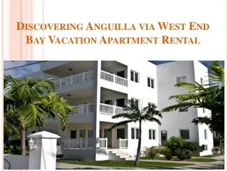 Anguilla Vacation Apartments by Owner