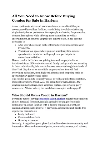 all you need to know before buying condos
