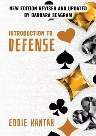 Download Book [PDF] Introduction to Defense: Second Edition