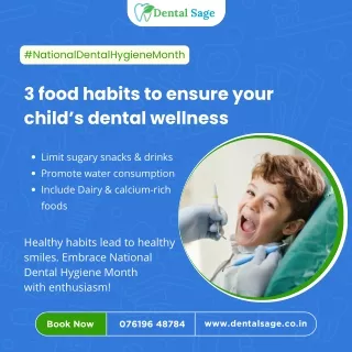 Food Habits to ensure your child’s dental wellness | Dental Sage