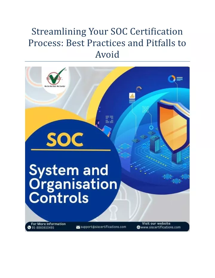 streamlining your soc certification process best