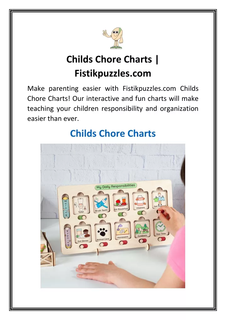 childs chore charts fistikpuzzles com