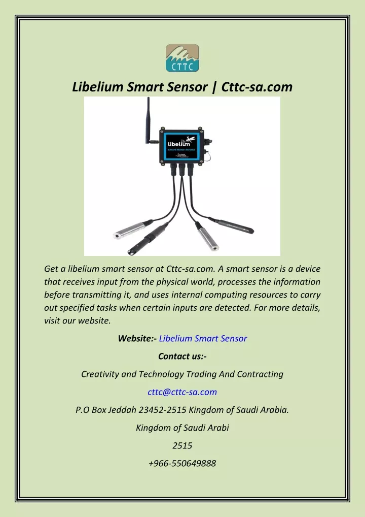 libelium smart sensor cttc sa com