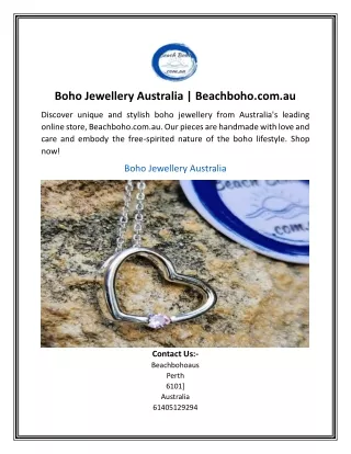 Boho Jewellery Australia | Beachboho.com.au