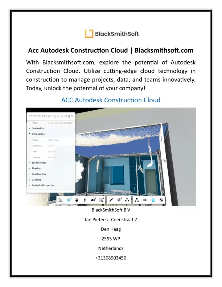 acc autodesk construction cloud blacksmithsoft com