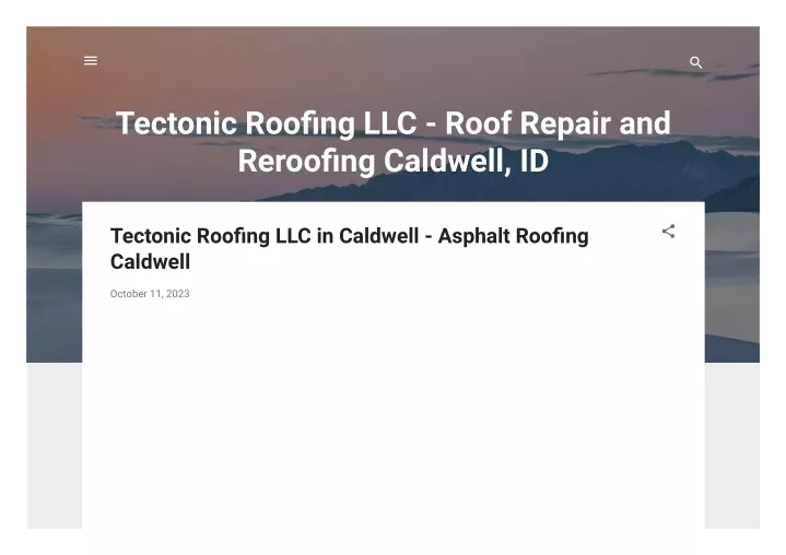 tectonic roo ng llc roof repair and reroo