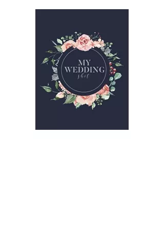 Download Pdf My Wedding Shit Wedding Planner Organizer Great Engagement Gift Ful