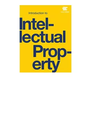 Kindle Online Pdf Introduction To Intellectual Property By Openstax Official Pri