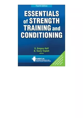 Download Essentials Of Strength Training And Conditioning For Android
