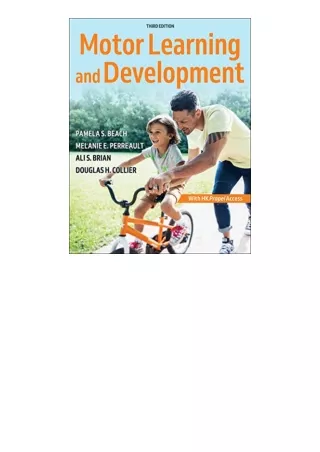 Kindle Online Pdf Motor Learning And Development Free Acces