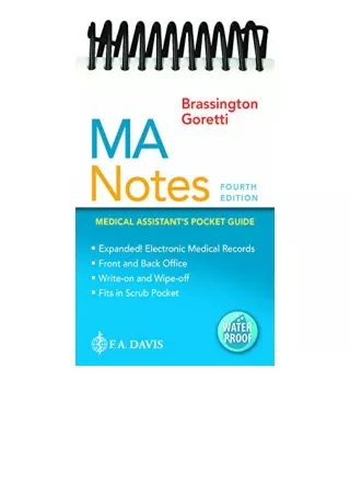Download Pdf Ma Notes Medical Assistants Pocket Guide Unlimited