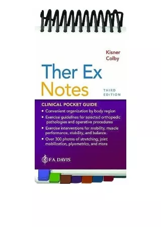 Kindle Online Pdf Ther Ex Notes Clinical Pocket Guide Free Acces