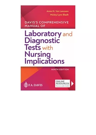 Kindle Online Pdf Daviss Comprehensive Manual Of Laboratory And Diagnostic Tests