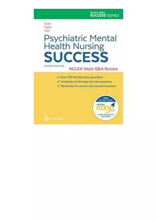 Ebook Download Psychiatric Mental Health Nursing Success Nclexr Style Q And A Re