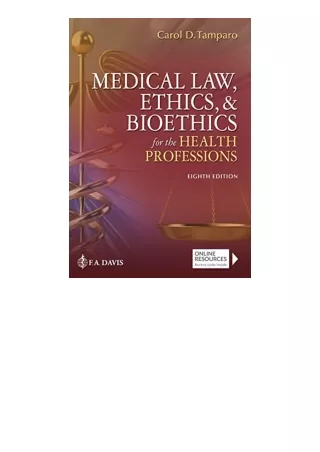 Ebook Download Medical Law Ethics And Bioethics For The Health Professions Unlim