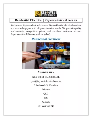 Residential Electrical  Keywestelectrical.com