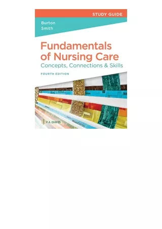 Pdf Read Online Study Guide For Fundamentals Of Nursing Care Concepts Connection