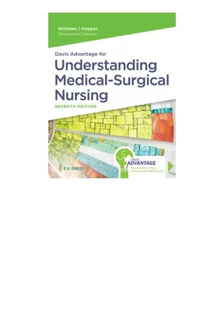 Ebook Download Davis Advantage For Understanding Medical Surgical Nursing For An