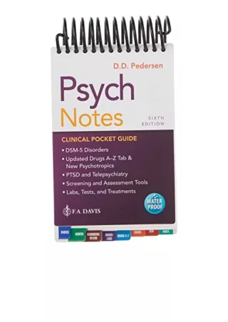 Pdf Read Online Psychnotes Clinical Pocket Guide For Ipad