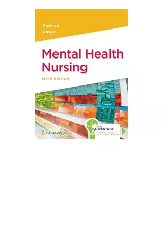 Ebook Download Mental Health Nursing Full