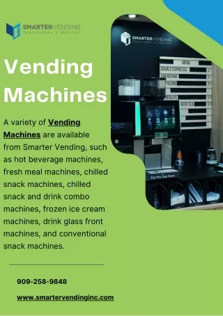 Vending Machines | Smarter Vending Inc
