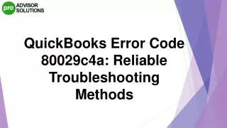 quickbooks error code 80029c4a reliable
