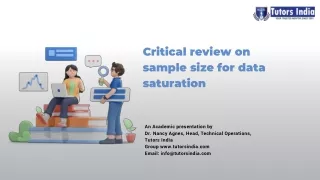 Sample sizes for saturation in qualitative research