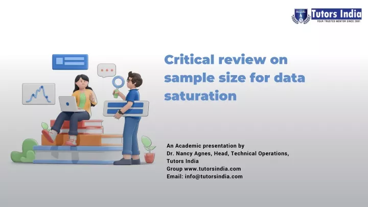 critical review on sample size for data saturation